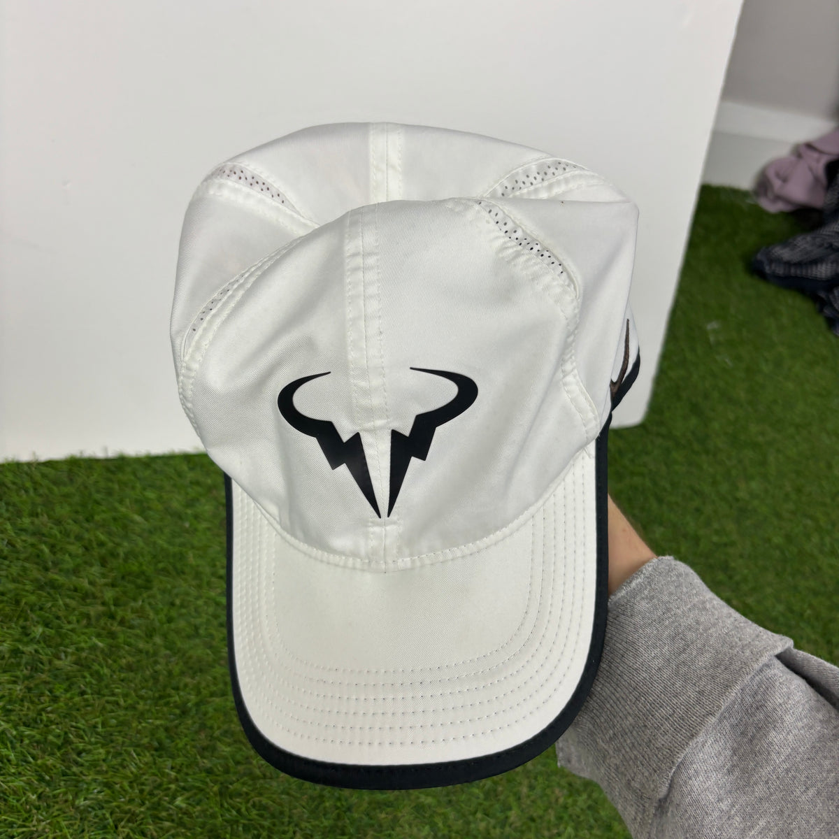 00s Nike Nadal Featherlight Dri-Fit Hat White