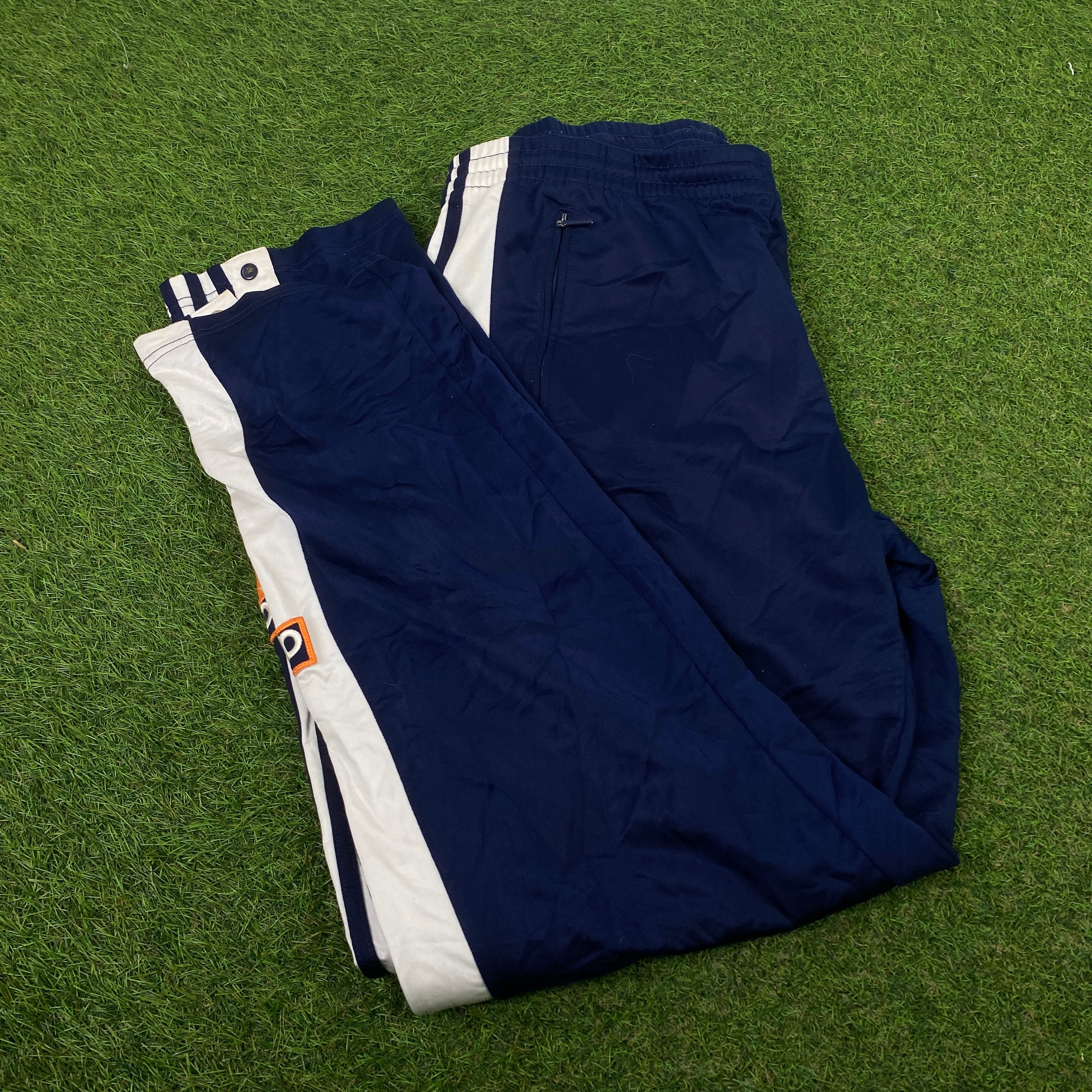 90s Adidas Popper Joggers Blue Large – Clout Closet