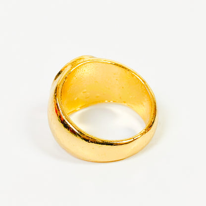 Retro Vintage Spade Ring Gold