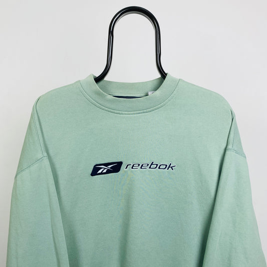 Retro Reebok Sweatshirt Matcha Green XL