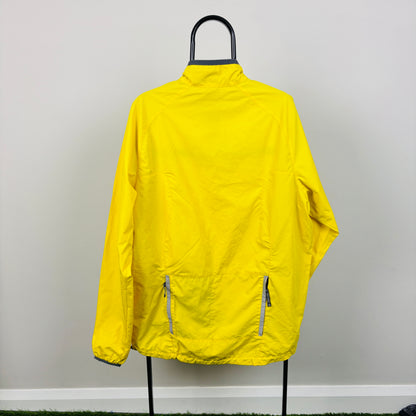00s Nike Reflective Windbreaker Jacket Yellow XL
