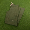 00s Nike Parachute Trousers Joggers Green XS