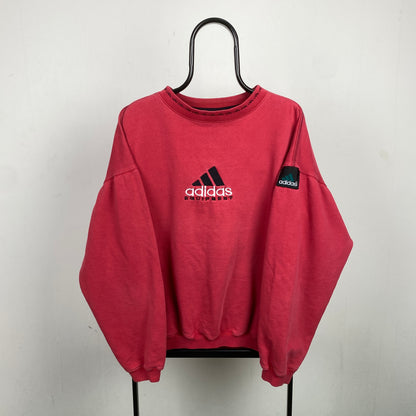 90s Adidas Equipment Sweatshirt Red XL