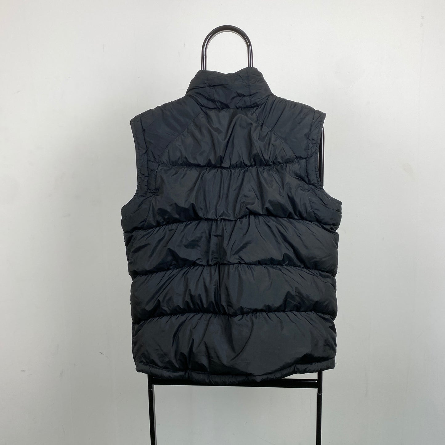 00s Nike Down Puffer Gilet Jacket Black Medium