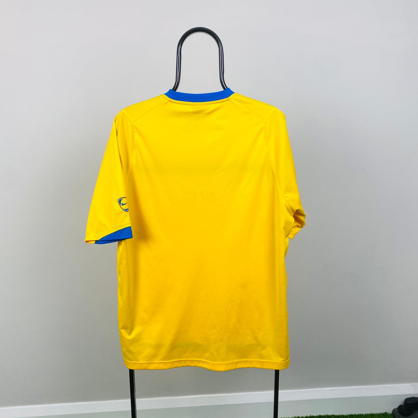 00s Nike Czech Republic Football Shirt T-Shirt Yellow Large