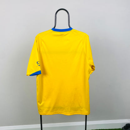 00s Nike Czech Republic Football Shirt T-Shirt Yellow Large