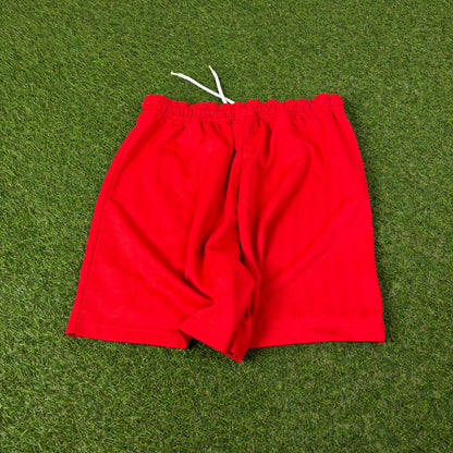 00s Umbro Football Shorts Red Small