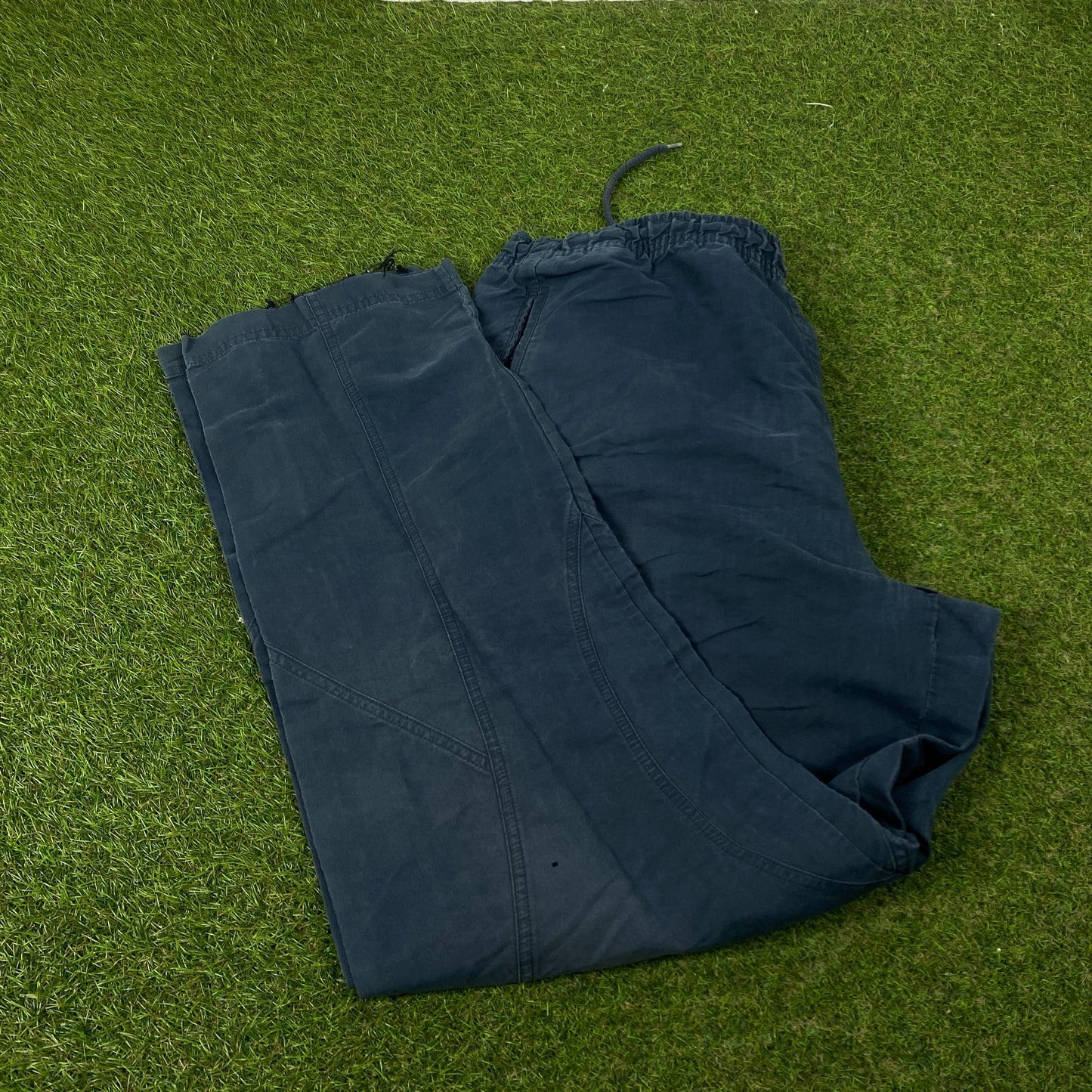 00s Adidas Cargo Joggers Blue Large