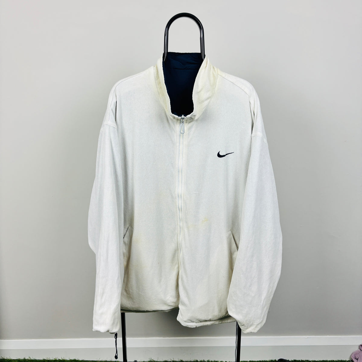 90s Nike Challenge Court Reversible Jacket Blue XL