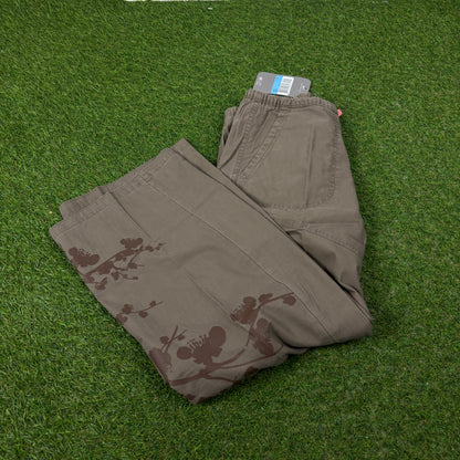 00s Nike Cargo Trousers Joggers Brown XS