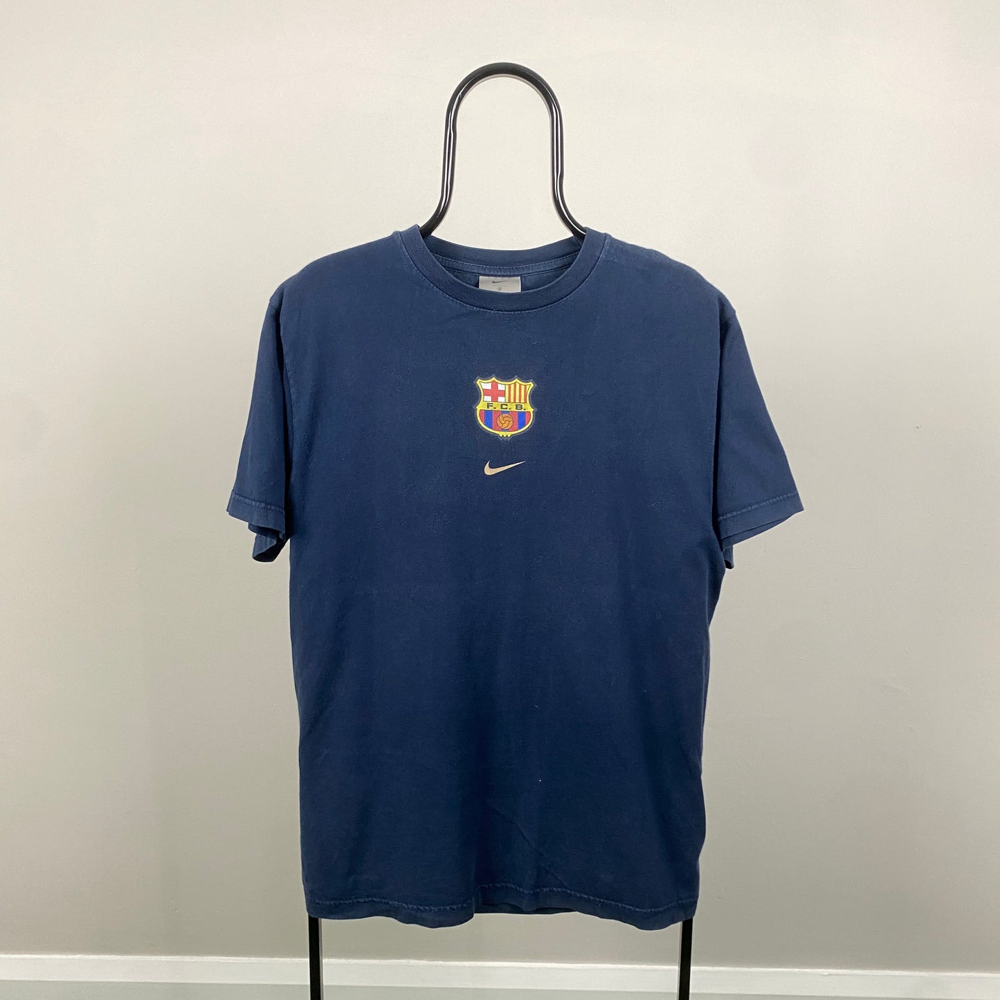 00s Nike Barcelona T-Shirt Blue Medium