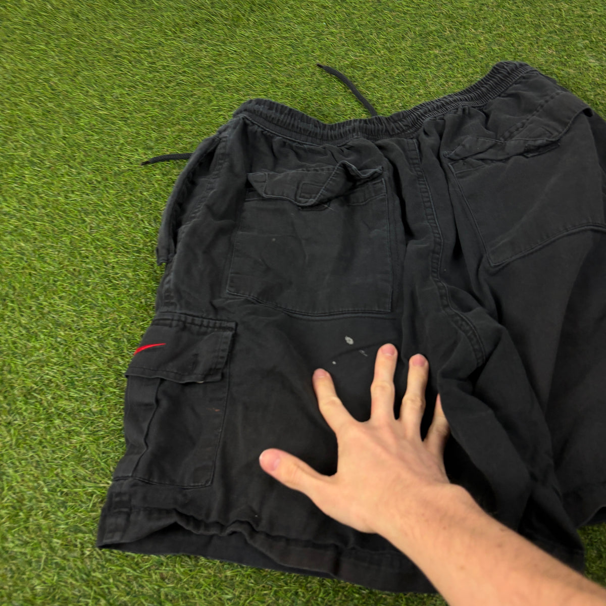 00s Nike Cargo Shorts Black Large