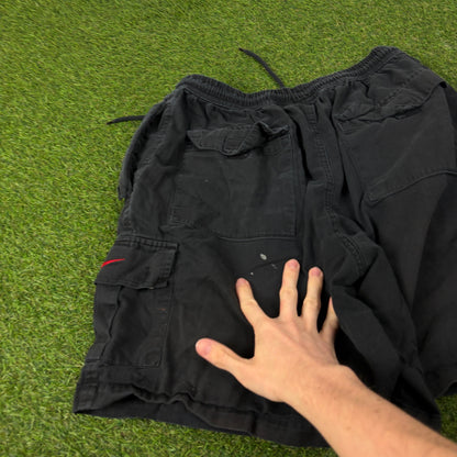 00s Nike Cargo Shorts Black Large