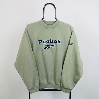 Retro Reebok Sweatshirt Sage Green Medium
