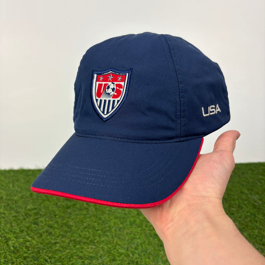 00s Nike USA Football Hat Blue