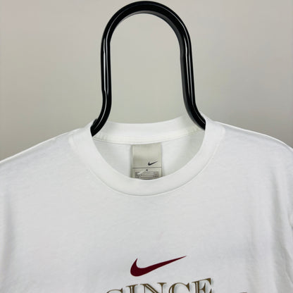 00s Nike Roman Numerals T-Shirt White Medium