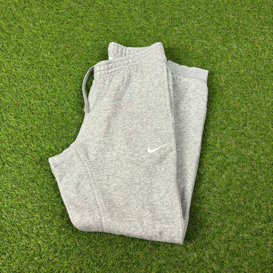 00s Nike Cotton Joggers Grey Small