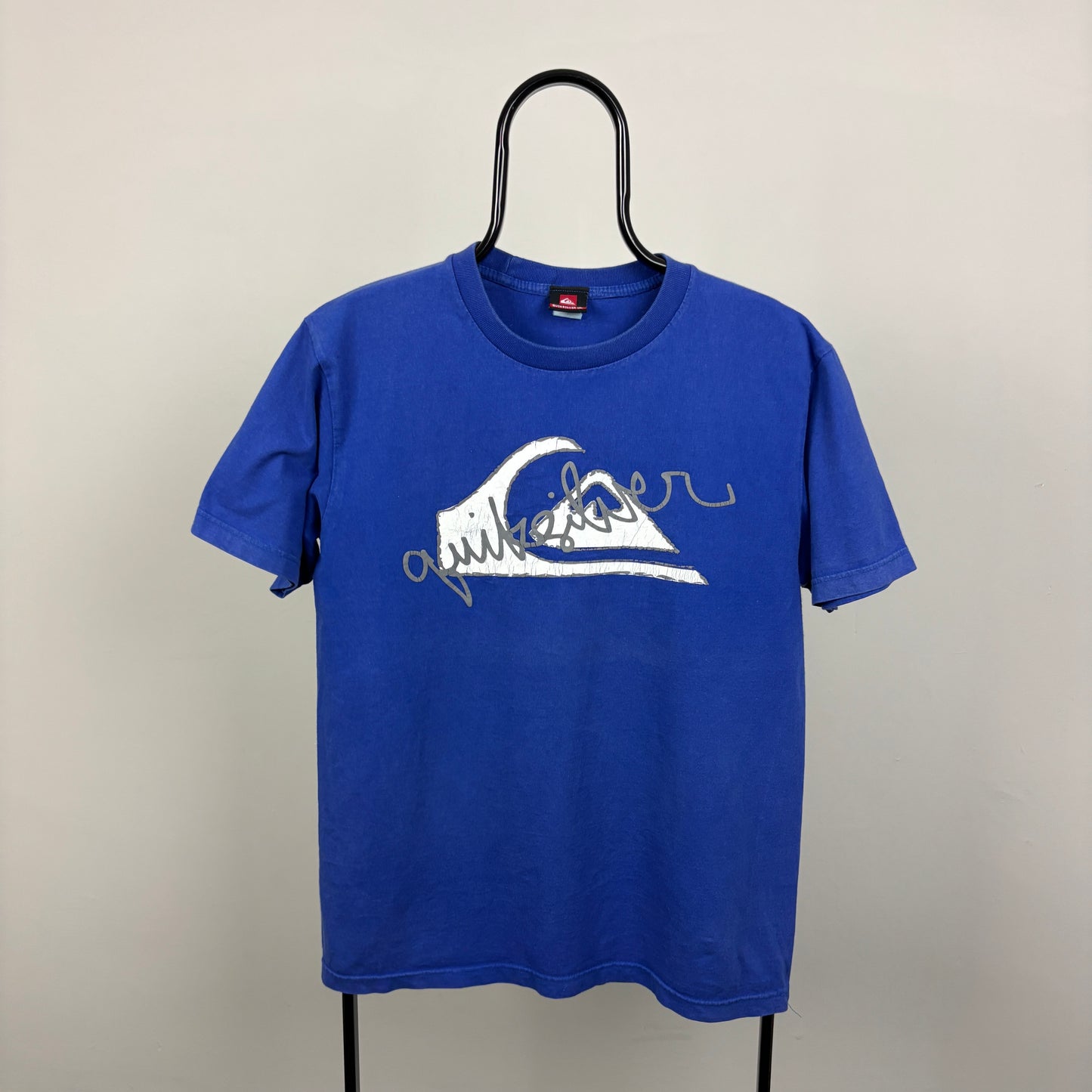 90s Quiksilver Surf T-Shirt Blue Medium