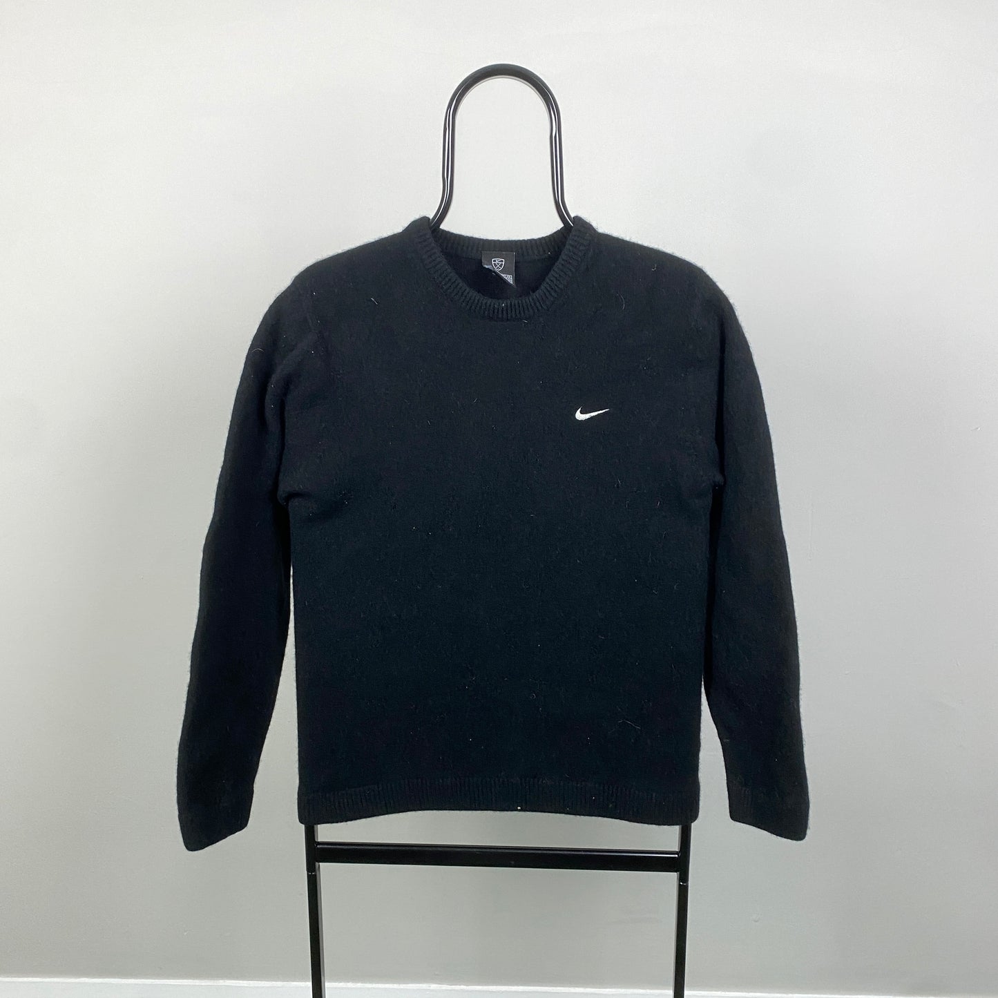 00s Nike Golf Wool Sweatshirt Black Medium