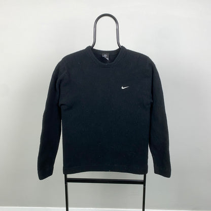 00s Nike Golf Wool Sweatshirt Black Medium