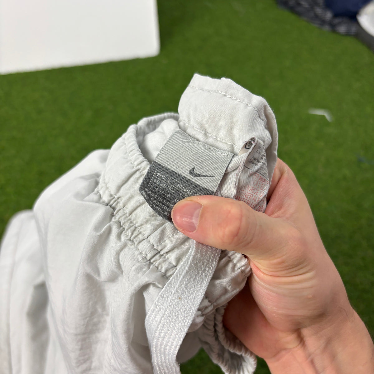 00s Nike Piping Joggers White Small