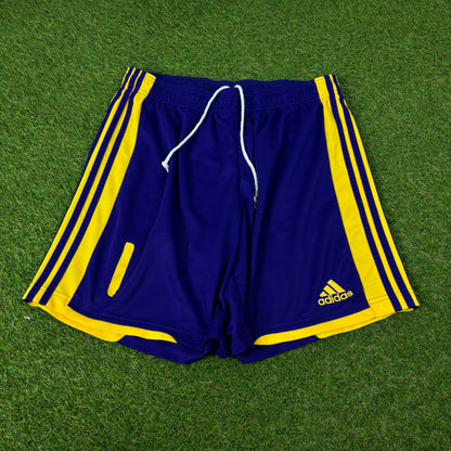 00s Adidas Shiny Shorts Purple XL
