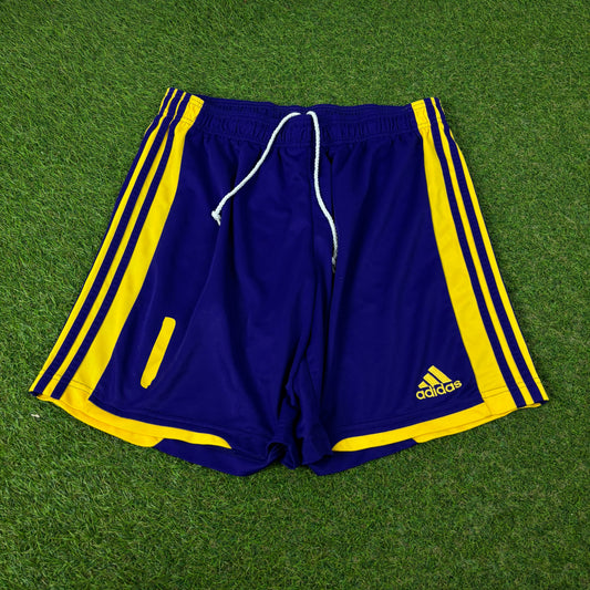 00s Adidas Shiny Shorts Purple XL