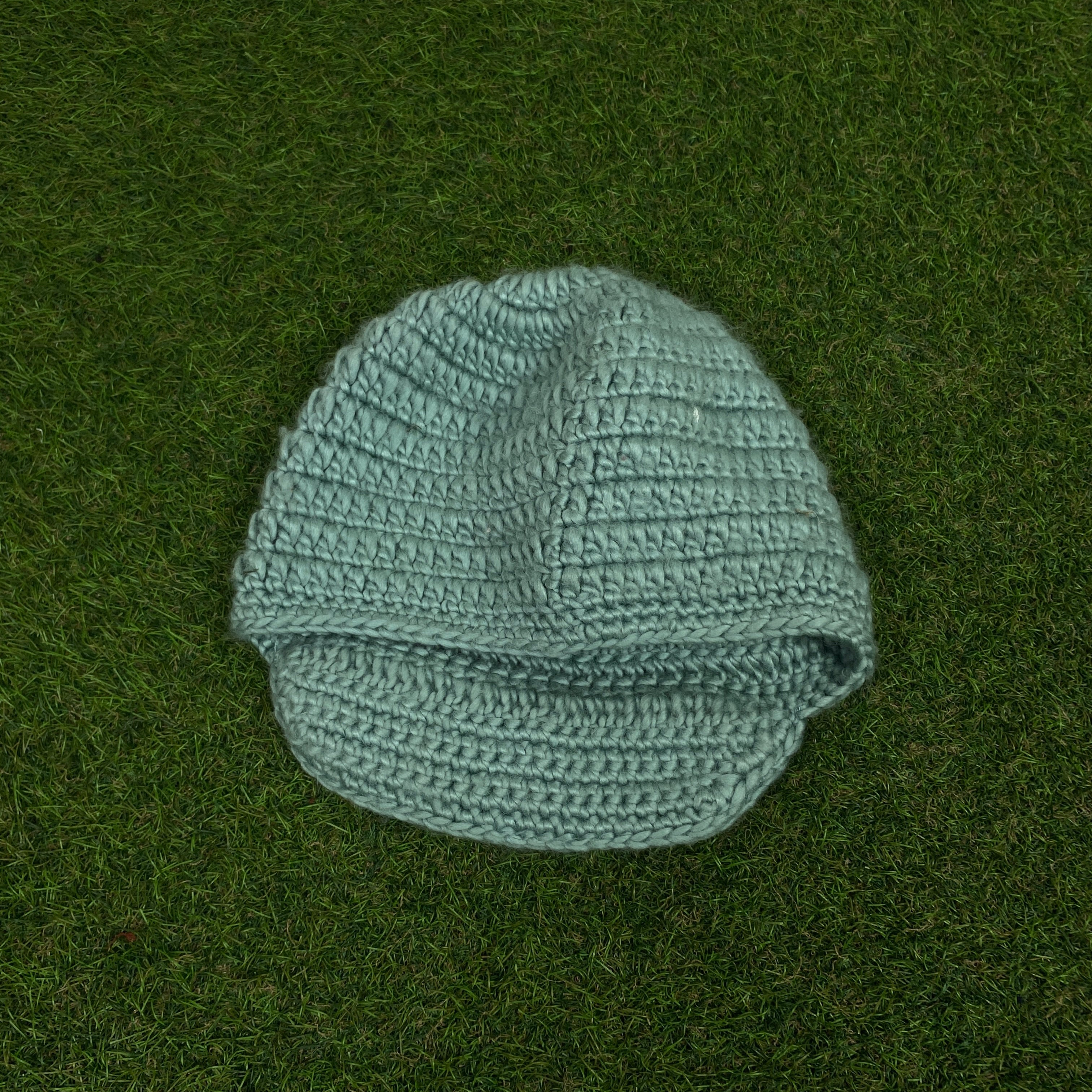 00s Nike Knit Beanie Hat Green