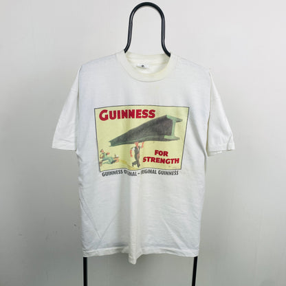 Retro 90s Guinness T-Shirt White XL