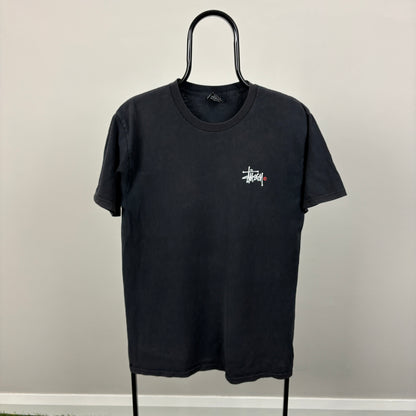 90s Nike Stussy T-Shirt Black Medium