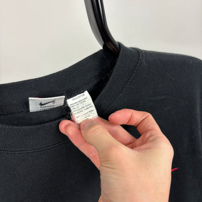 90s Nike Just Do It T-Shirt Black Small