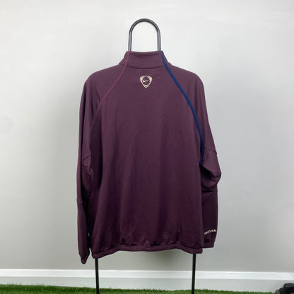 00s Nike Portugal T90 Windbreaker Jacket Red XL