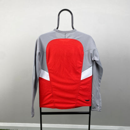 00s Nike Dri-Fit Long Sleeve T-Shirt Red Small