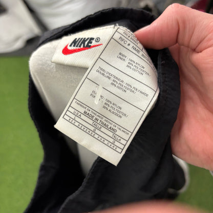 90s Nike Windbreaker Jacket Black Large