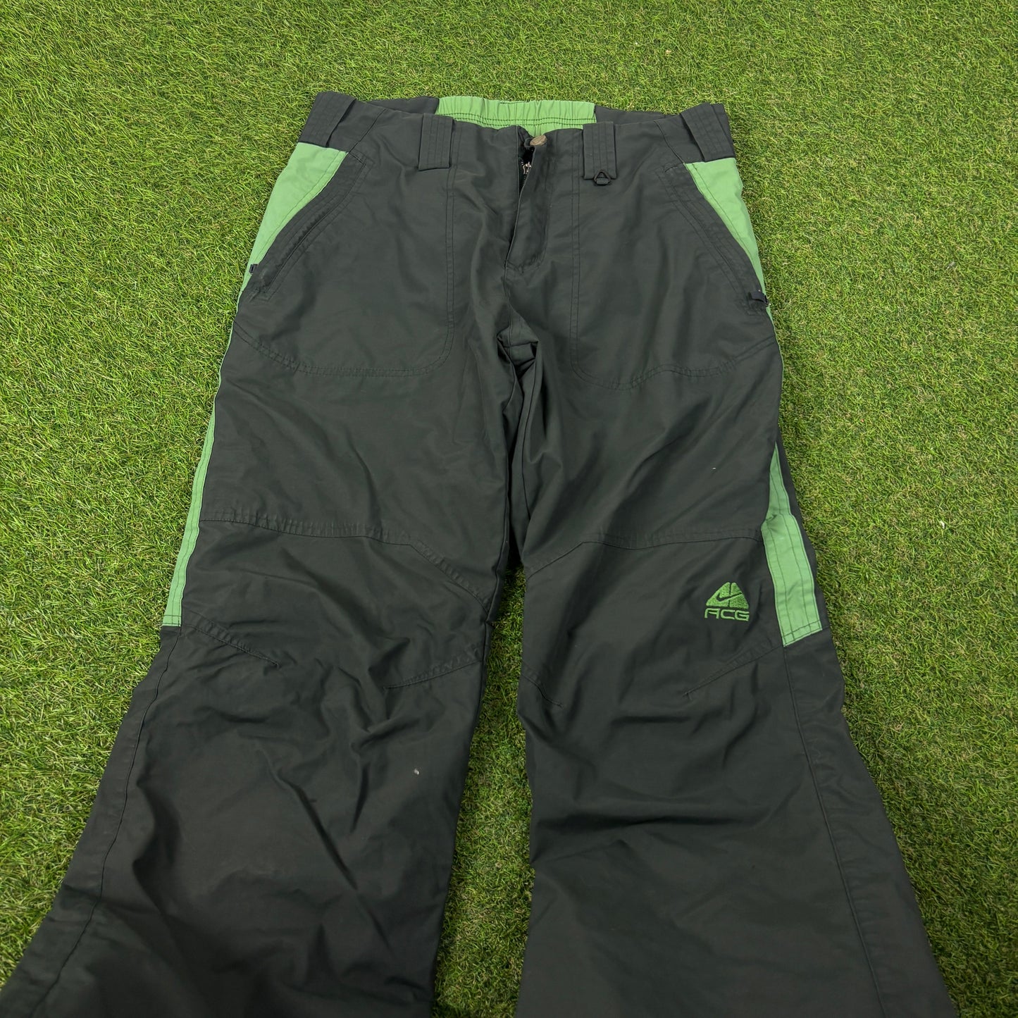 00s Nike ACG Ski Salopettes Joggers Green Small