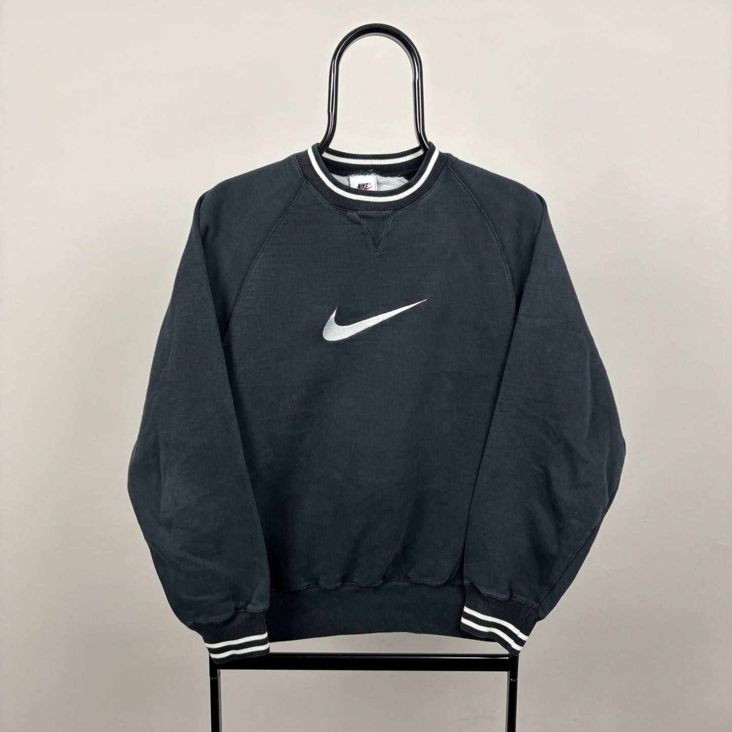 90s Nike Sweatshirt Black Small