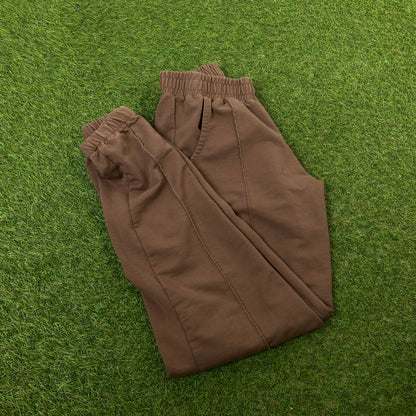 00s Nike Cotton Joggers Brown Small