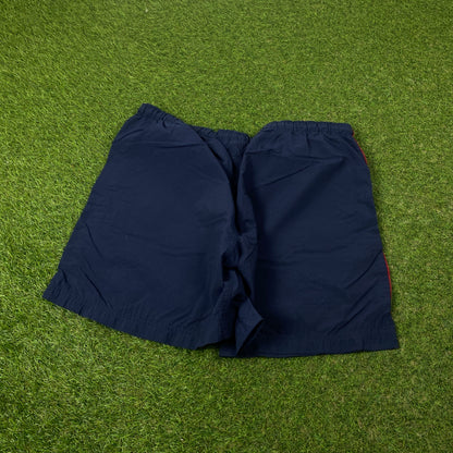 90s Nike Barcelona Football Shorts Blue Large