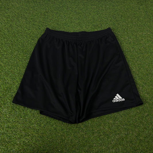 00s Adidas Football Shorts Black Large