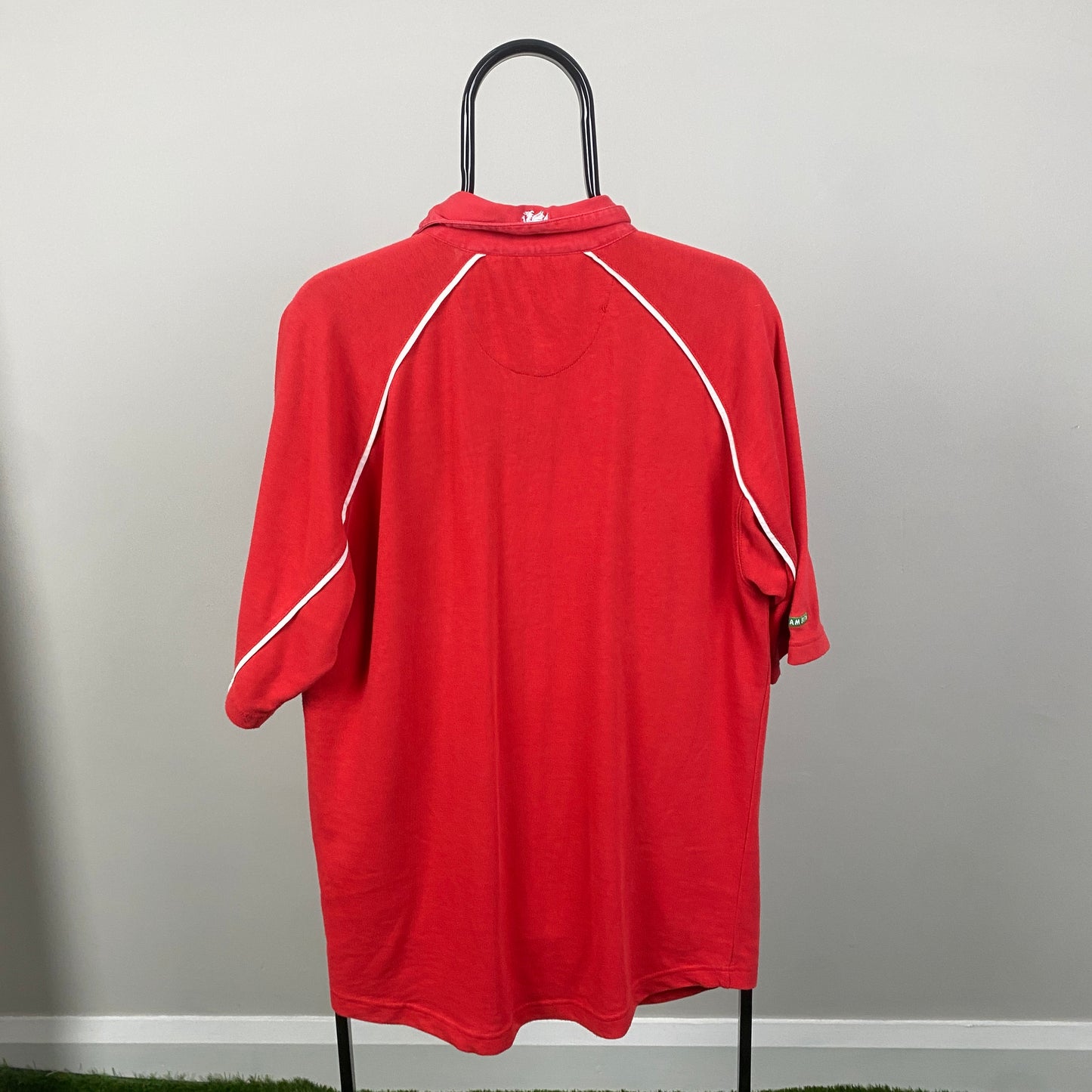 90s Reebok Wales Rugby Shirt T-Shirt Red Small