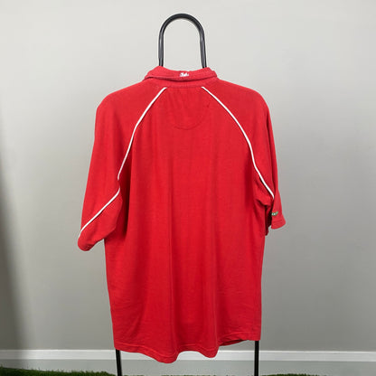 90s Reebok Wales Rugby Shirt T-Shirt Red Small