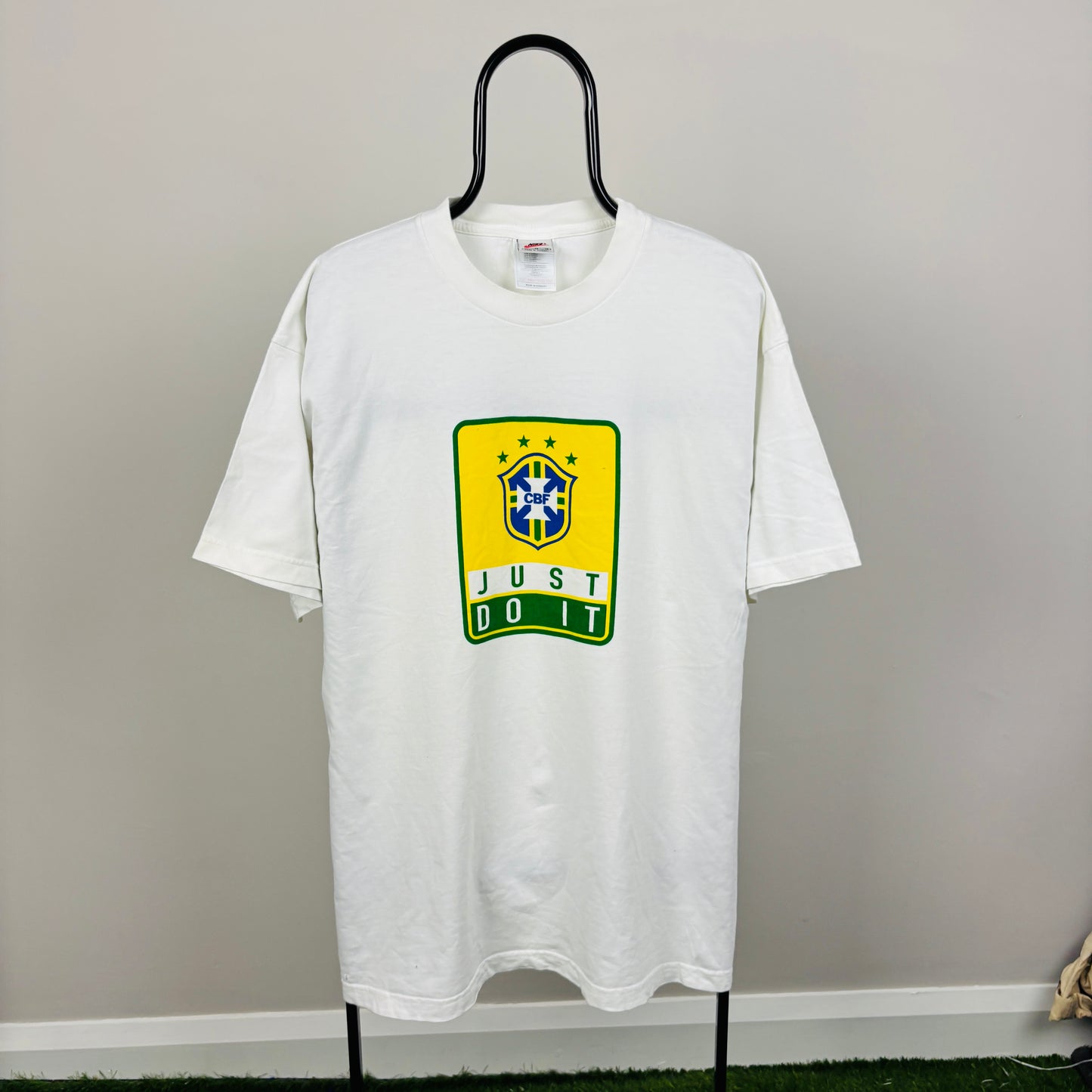 90s Nike Brazil T-Shirt White XL