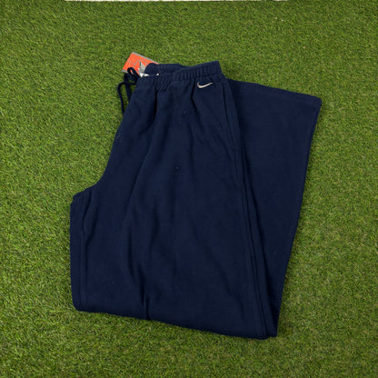 00s Nike Wide Leg Cotton Joggers Blue XL