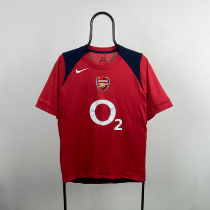 00s Nike Arsenal T90 Football Shirt T-Shirt Red Small