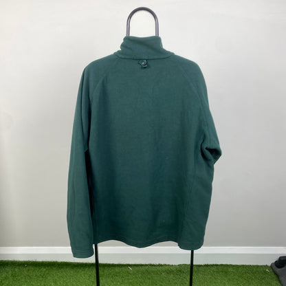 00s Berghaus Fleece Sweatshirt Green XXL