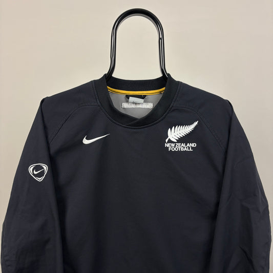 00s Nike New Zealand Football Sweatshirt Black Medium