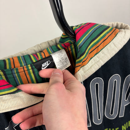 90s Nike Hoop Heroes Dunk Yard Jacket Black Small/Medium