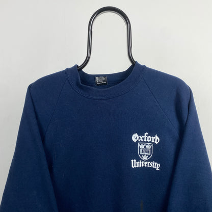 Retro Screen Stars Oxford University Sweatshirt Blue XL