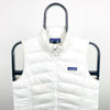 Retro Patagonia Puffer Gilet Jacket Coat White Small