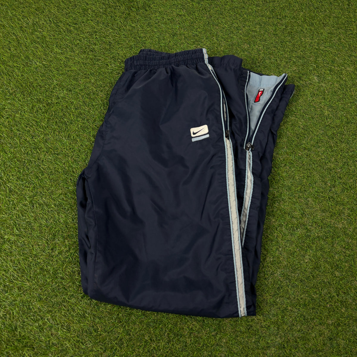 00s Nike Piping Joggers Blue XS